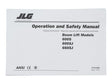 Part Number 3121205 600S Global Operators fits JLG