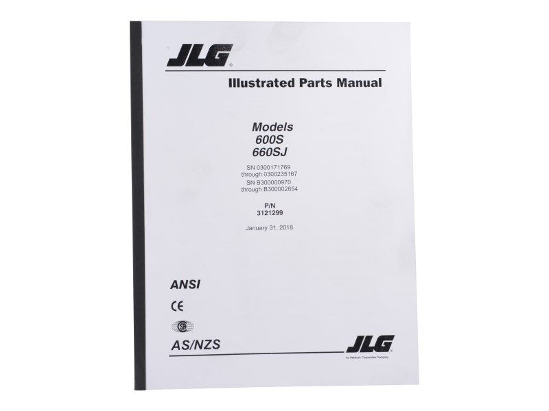 Part Number 3121299 600S Gbl Pts fits JLG