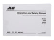 Part Number 31215033 Manual, Operator 600S fits JLG