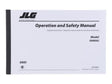 Part Number 3121637 Mnl, X600AJ Oper/Safety fits JLG