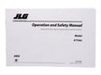 Part Number 3121703 Mnl, X770AJ Operator/Safety fits JLG