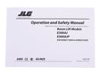 Part Number 3121719 E300 Gbl Oper/Safety Sn211844> fits JLG