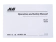 Part Number 3121760 Mnl, 4045R Gbl Oper/Safety fits JLG