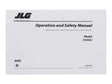 Part Number 3121773 Mnl, X430AJ Operator/Safety fits JLG