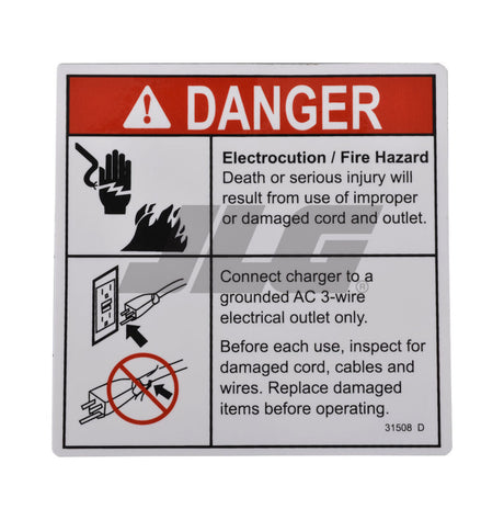 31508 Elec Hazard Plug