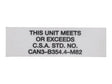Part Number 3252221 Nameplate, (Csa/Ontario) fits JLG