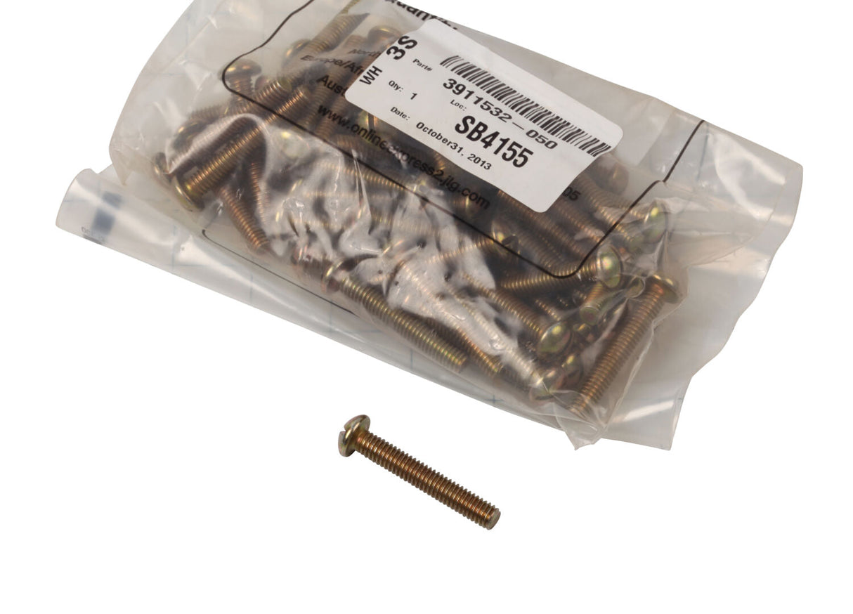 Part Number 3911532-050 Scr Rd Hd, .31-20X2.0-Qty=50 fits JLG