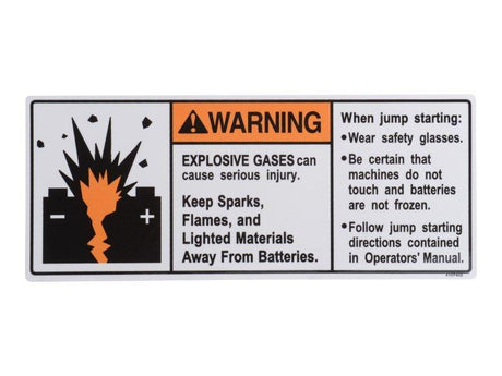 4107402 Decal Exploding Battery 