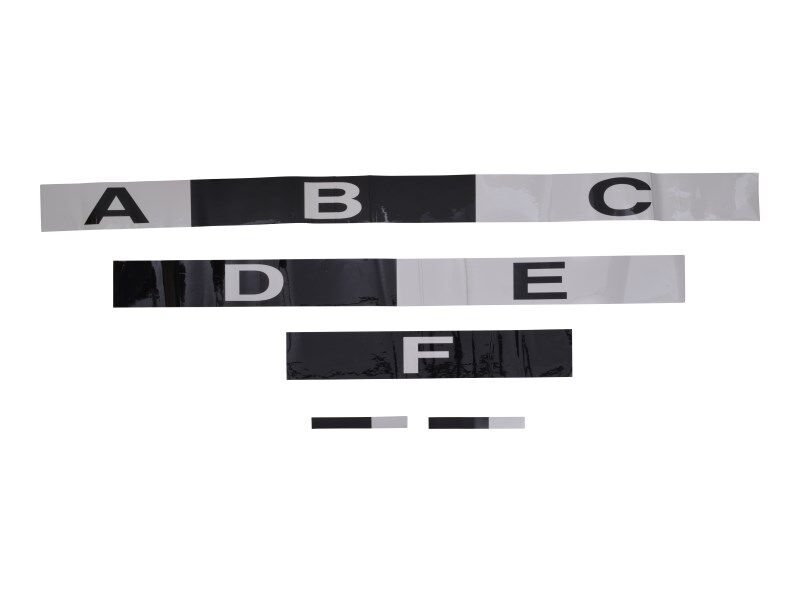 4110130 Decal Boom Extend Stripes (A-G | JLG
