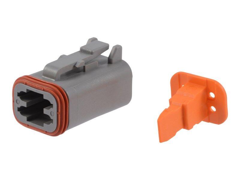 Part Number 4460884 Terminal, Conn 4 Pos (Gray) fits JLG