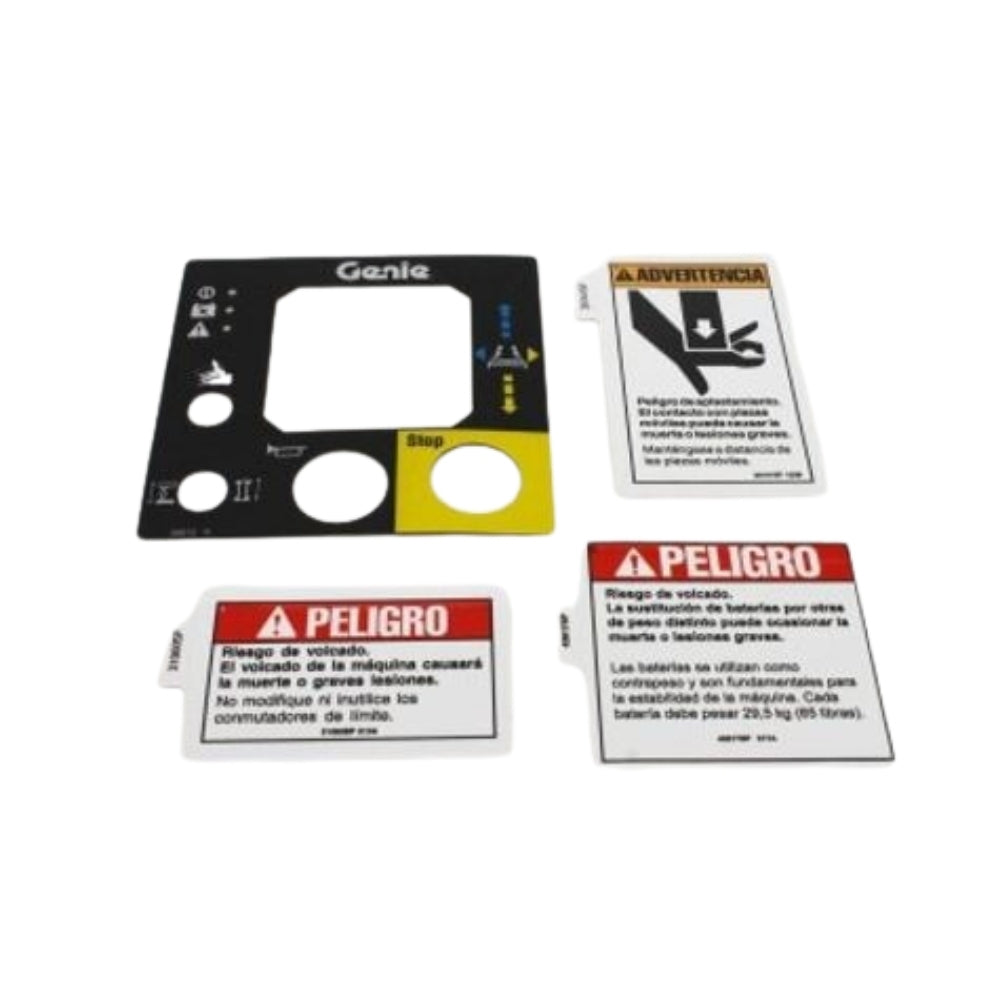 Part Number 46328SPGT Decal Kit-Sfty/Inst 2032 2646* fits Genie