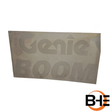 Part Number 52968GT Genie Boom Decal