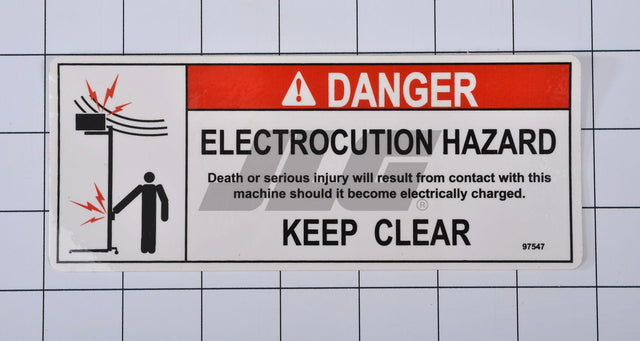 70040436 Electric Hazard Decal