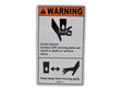 Part Number 70040443 Warn Crush Hazard Hand fits JLG