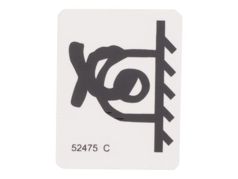 Part Number 70040457 Label, Transport Tiedown fits JLG
