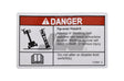Part Number 70040467 Danger Do Not Alter Swtc fits JLG