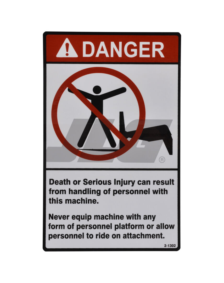 70040746 Decal, Not A Man Lift | JLG