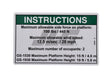 Part Number 70040785 Instruct-Side Frc, Ansi fits JLG