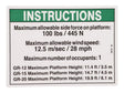 Part Number 70040800 Side Force 100 Gr Ansi fits JLG