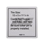 Part Number 70040806 Label-Tire Spec fits JLG