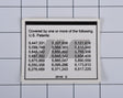 Part Number 70040813 Label, Patents fits JLG