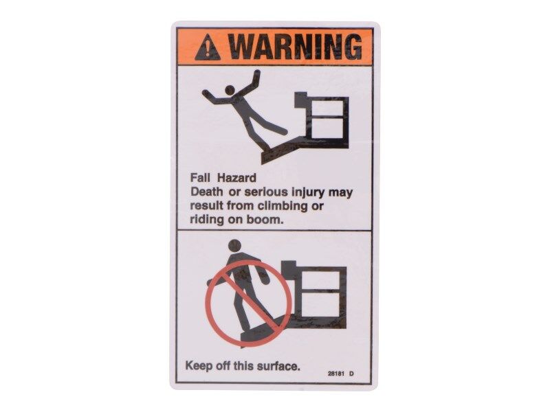 Part Number 70040819 Warn No Step fits JLG