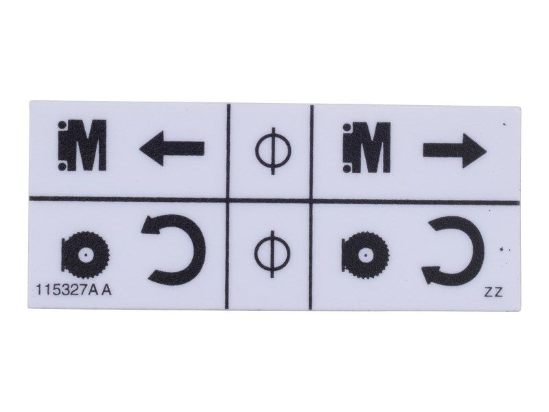 Part Number 70040887 Lift/Drive Label fits JLG