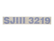 Part Number 70040892 Sjiii 3219 Model Label fits JLG