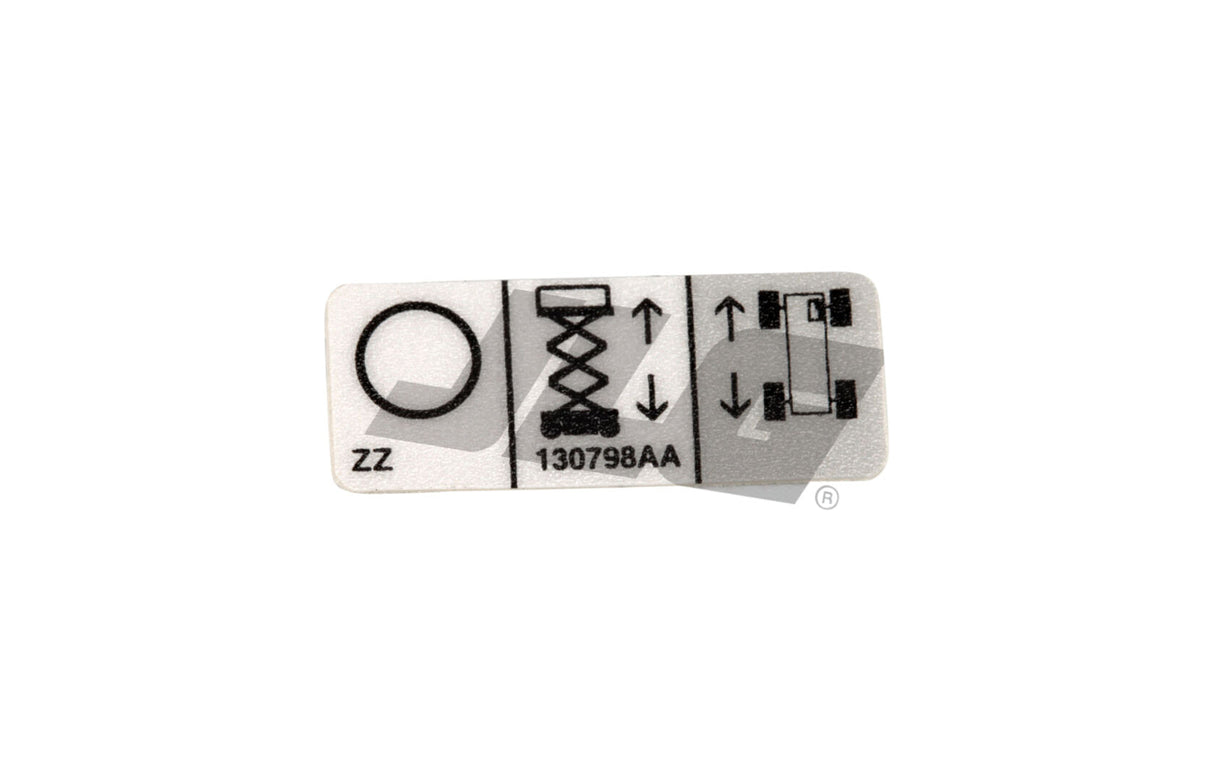 Part Number 70040897 Off Lift Drive Label fits JLG