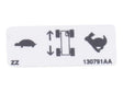 Part Number 70040898 Lift/Up/Off/Down Label fits JLG