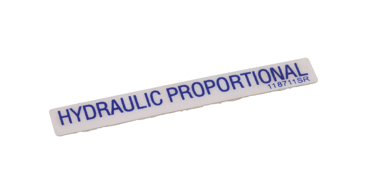 70041313 Decal, Vl, Hydraulic Prop | JLG