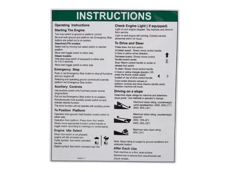 70041499 Decal Notice Operator Inst Ic