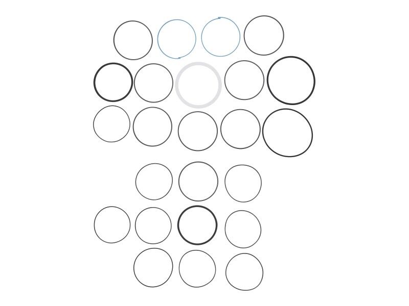 Part Number 70044631 Seal Kit, Swivel fits JLG