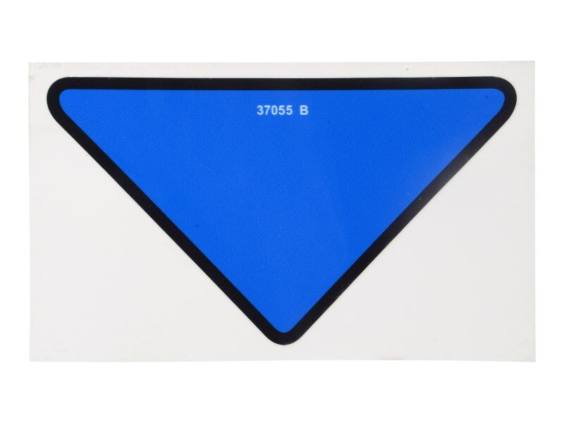 70044931 Decal, Triangle, Blue | JLG
