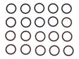 Part Number 7025637 O'Ring Refill Kit 2-115 fits JLG