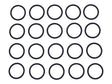 Part Number 7025640 O'Ring Refill Kit 2-118 fits JLG