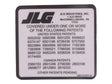 Part Number 7301380 Tape Reflective Orange (4.5" X fits JLG