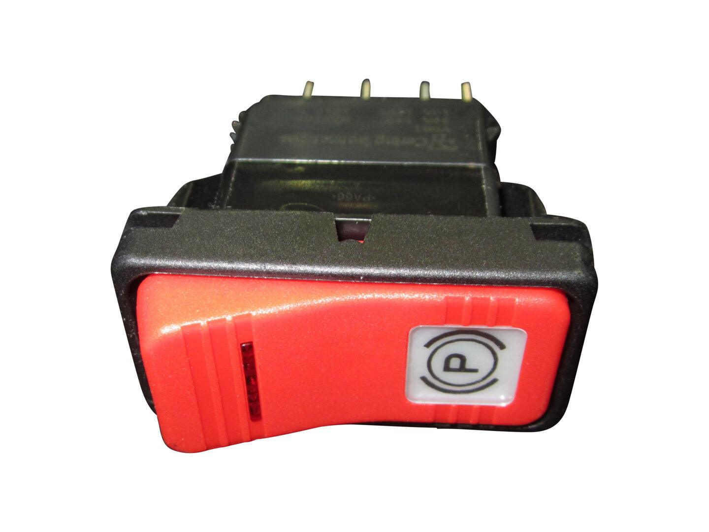 LIBERAL カーボンプッシュスイッチ レッド 8223054 Switch, Rocker Carlingswitch for JLG | BHE Lift Parts