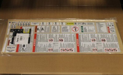 Part number 84199GT Decal Kit Safety Instr