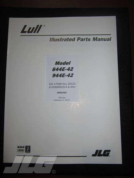 8990462 Manual Parts 644E/944E | JLG - BHE Parts Store