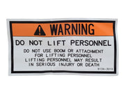 Part Number 91343010 Decal - Warning Pcn 010240 fits JLG