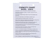 Part Number 91373007 Load Chart fits JLG
