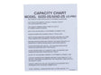 Part Number 91483028 Capacity Chart 2S fits JLG