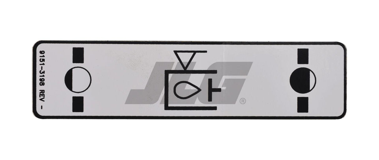 91513198 Oil Level Decal