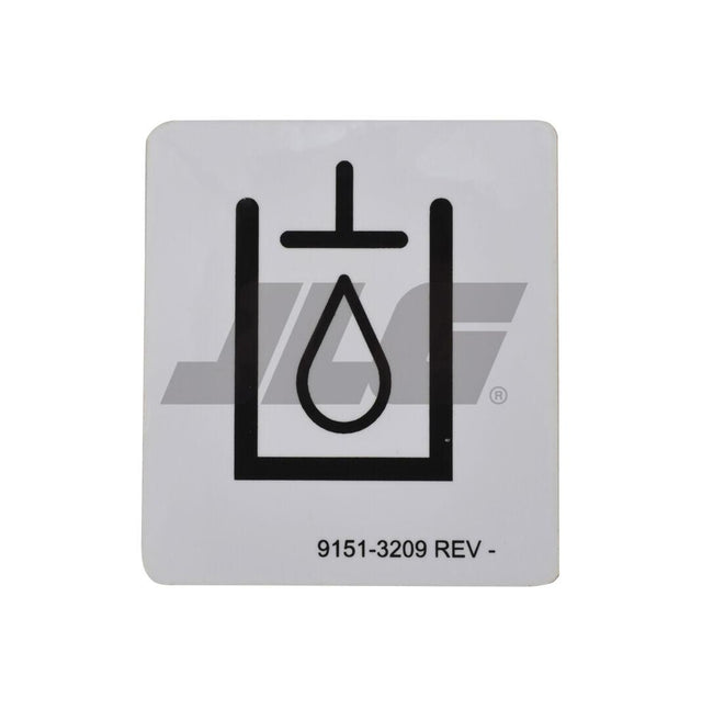 91513209 Hydraulic Fluid Decal