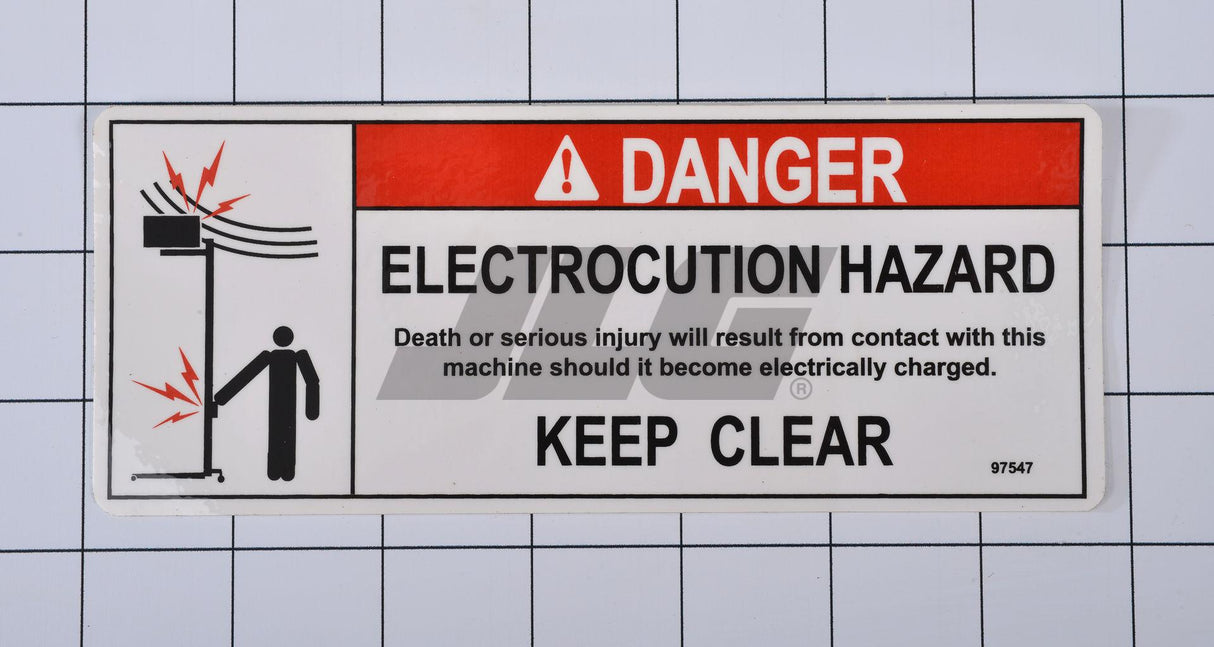 97547GT Danger Elec Haz