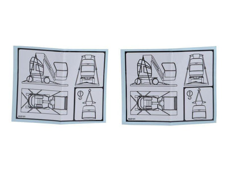AU2101 Tie Down and Lifting Decal
