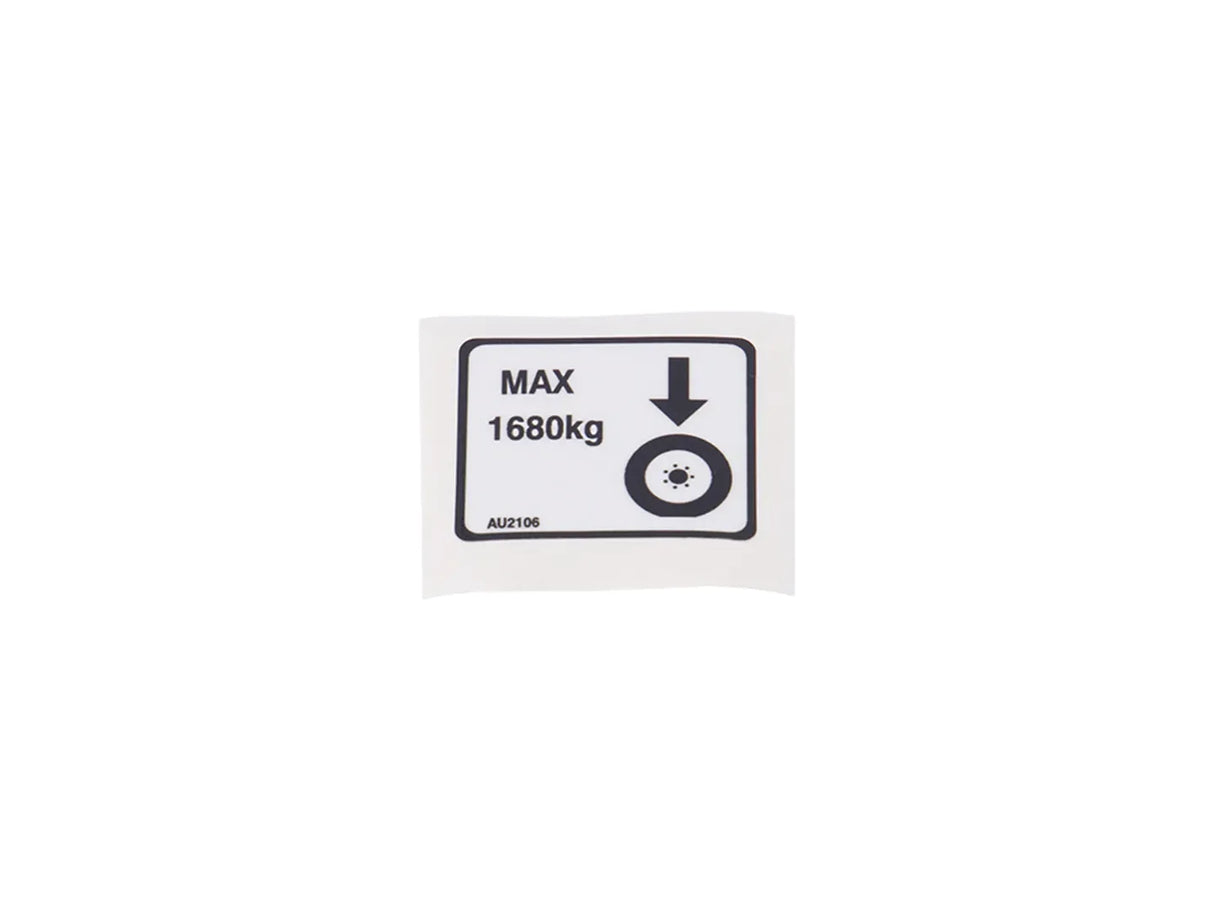 AU2106 Decal, Wheel Load | JLG