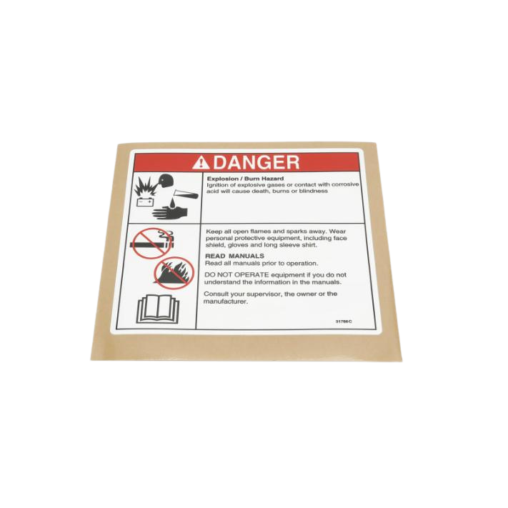 31788GT Decal Danger Battery Safety - Genuine Genie Replacement Part