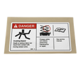82561GT Decal Danger-Use Safety Arm - Genuine Genie Replacement Part